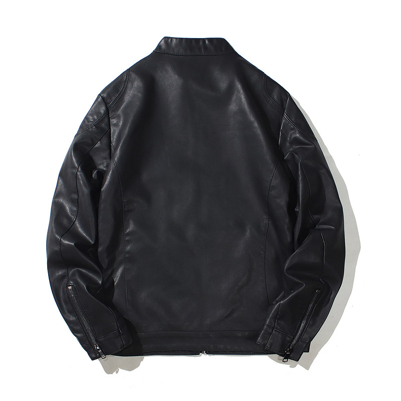 跨境外贸男士外套春秋皮衣飞行夹克男装PU皮机车服皮衣PY908-1P75,男装夹克,星座1410（原1902A）