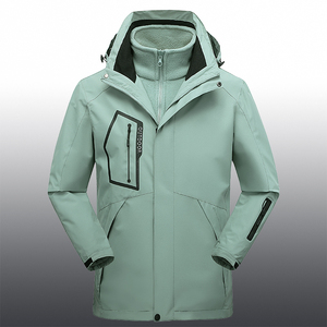 秋冬男女款夹克户外三合一冲锋衣拆卸两件套登山服 CF1203-2P105图片