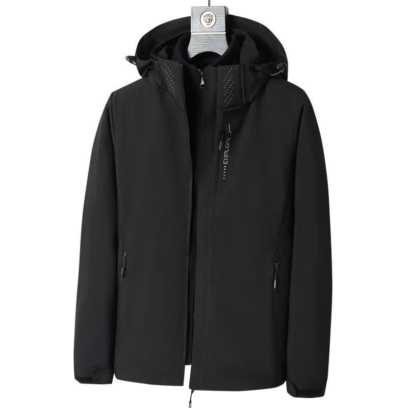户外登山服可拆卸冲锋衣男女情侣款三合一两件套夹克CF6268-1P85,男装夹克,星座1410（原1902A）