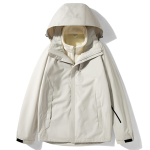 户外秋冬男女冲锋衣三合一可拆卸两件套热封厚登山服 CF23918P165图片