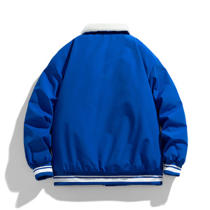 冬季棉衣外套男士翻领加厚羽绒棉服男女情侣棒球服棉袄 MY8919P75图片