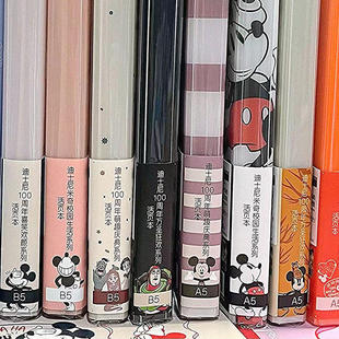 8孔不硌手大容量国誉迪士尼联名大容量活页本B5/A5可拆卸笔记本