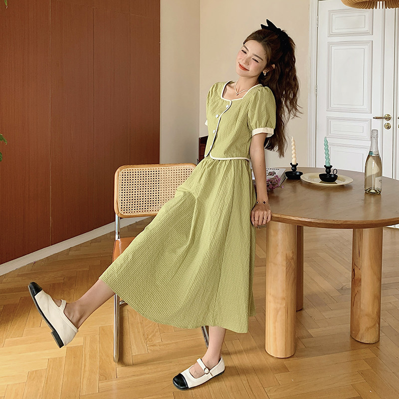【新品】169-23059-P135小香风时尚套装裙K188图片