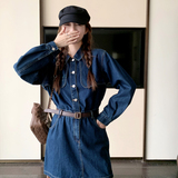 【新品】169-Q19-P135牛仔连衣裙配送要到控188，女装连衣裙，浙宝169A(原263)