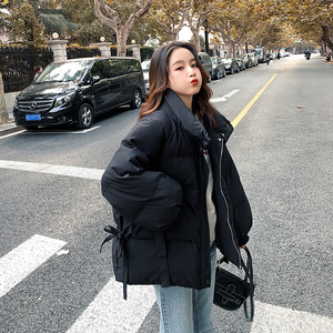 独特超好看绿色短款羽绒服女冬2024新款设计感小众韩系白鸭绒外套图片