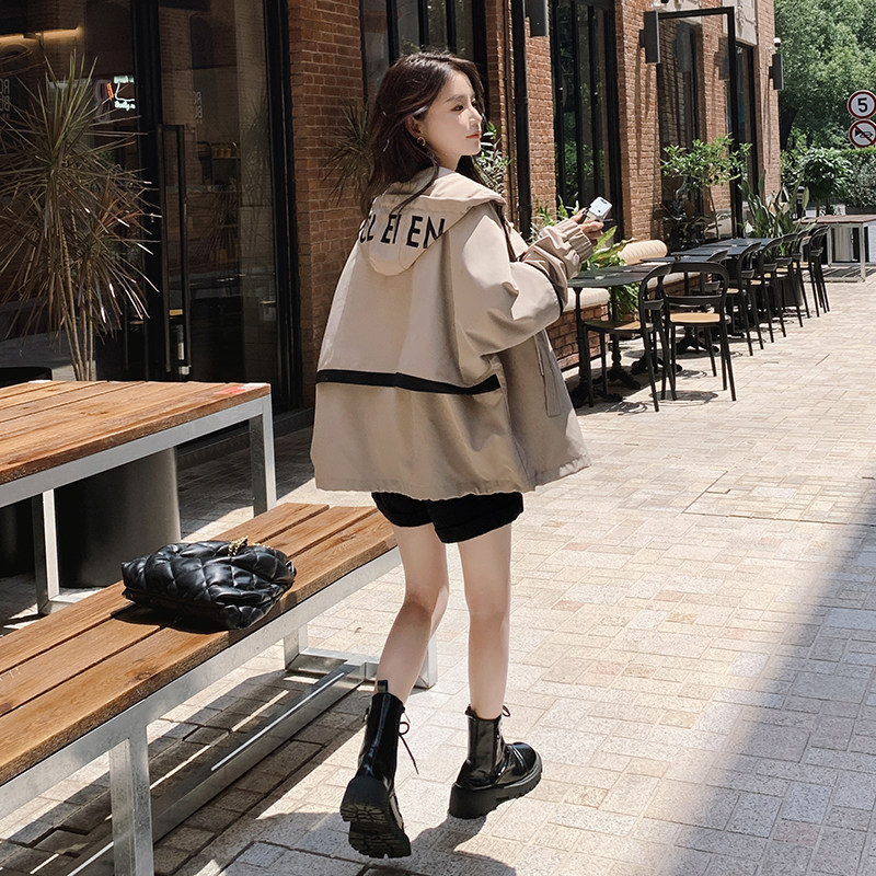 【新品】169-Q05-P130休闲短款工装风衣控188,女装风衣,浙宝169A(原263)