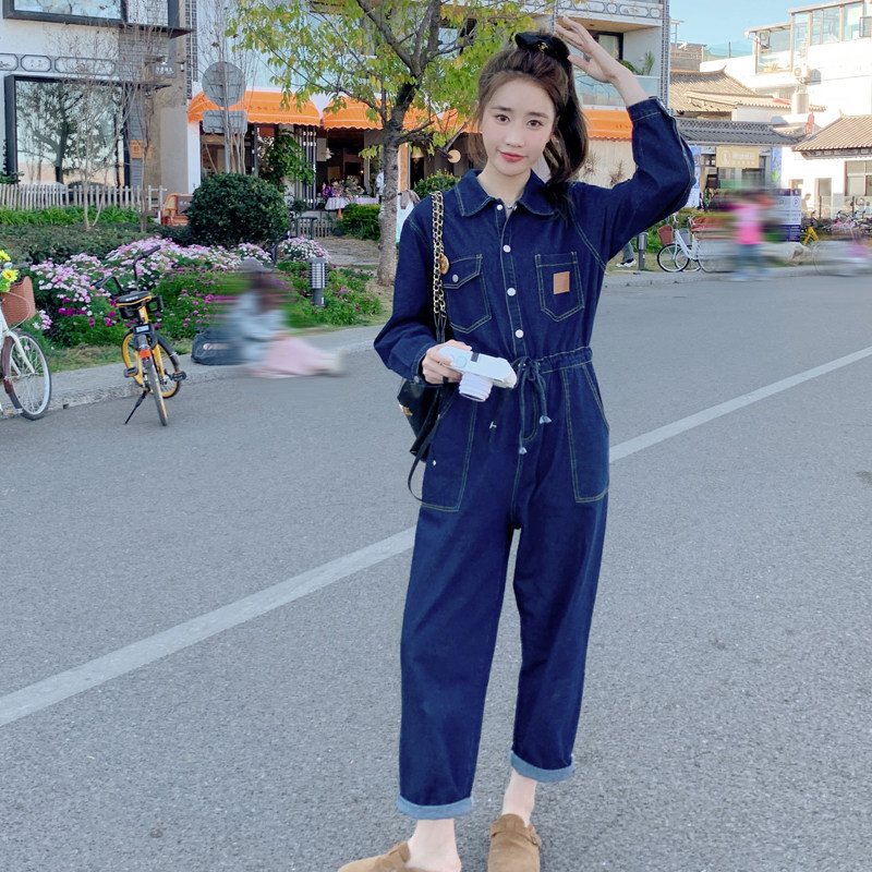【现货】新款169-2311款-P145宽松休闲工装牛仔连体裤控195,女装套装/套裙,浙宝169A(原263)