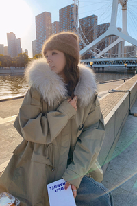 兔毛内胆休闲工装派克服263-2112-P195-K278图片