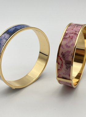 欧美外贸饰品时尚百搭气质个性夸张手镯珐琅彩手镯寇家手镯