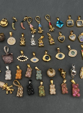 欧美外贸饰品时尚百搭个性夸张项链女多款CH挪威轻奢品牌吊坠