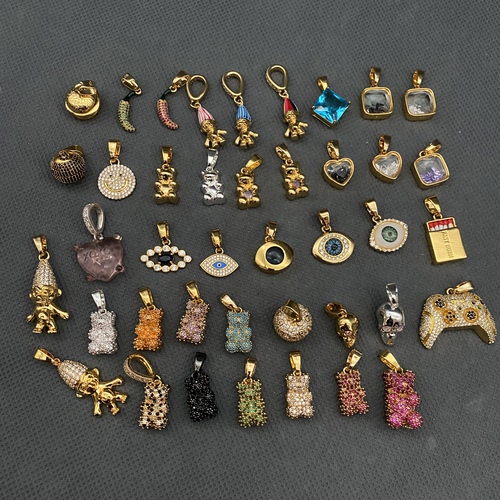 欧美外贸饰品时尚百搭个性夸张项链女多款CH挪威轻奢品牌吊坠