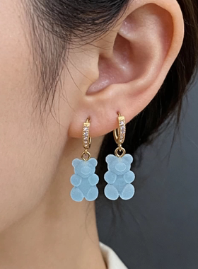 欧美外贸饰品个性夸张项链女多款项链锁骨链CH吊坠项链耳环耳扣