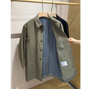 UOE秋季新品Z经典系列三防材质卡姆登男士中长款风衣商务休闲外套