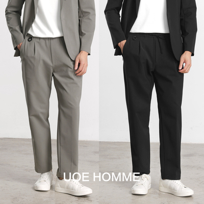 抗皱男士UOE秋季高级感商务裤子