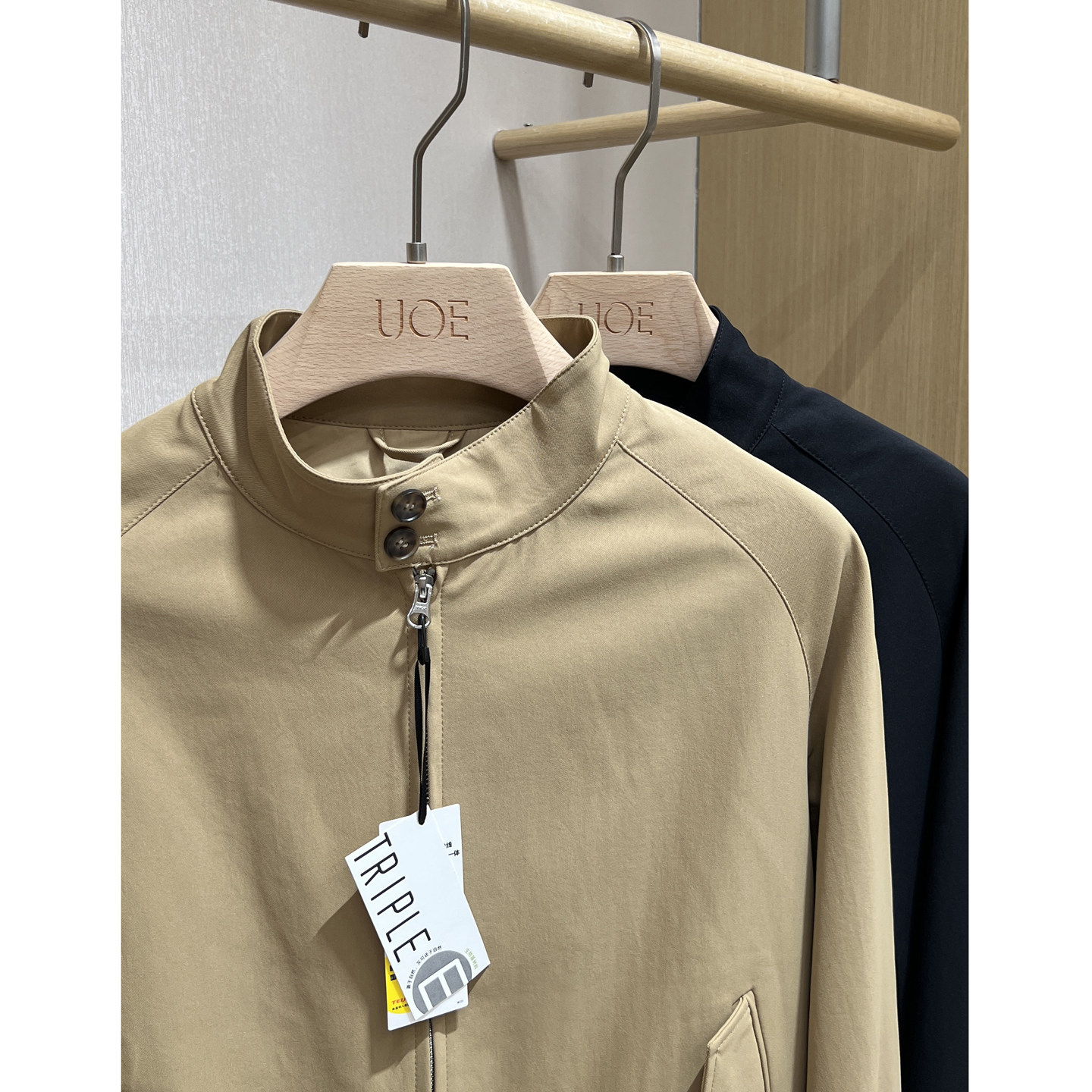 SOLOTAX棉感纱线抗皱易打理经典哈灵顿夹克男士商务休闲立领外套,男装,夹克,淘宝优惠券,粉丝福利购,淘宝优惠卷