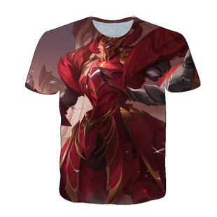 王者荣耀墨子龙骑士游戏衣服男女装短袖t恤学生青少年百搭上衣