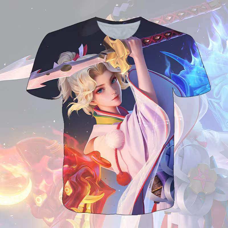 王者荣耀游戏衣服男女装短袖T恤