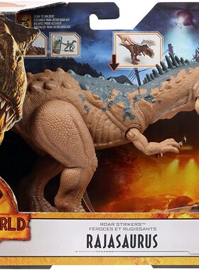 美泰 Jurassic World 侏罗纪世界 Roar Strikers发声恐龙玩具模型