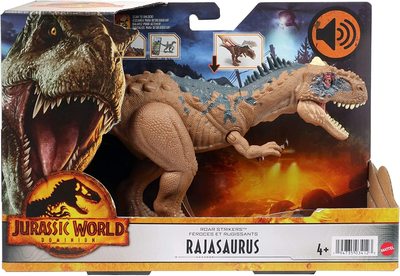 美泰 Jurassic World 侏罗纪世界 Roar Strikers发声恐龙玩具模型