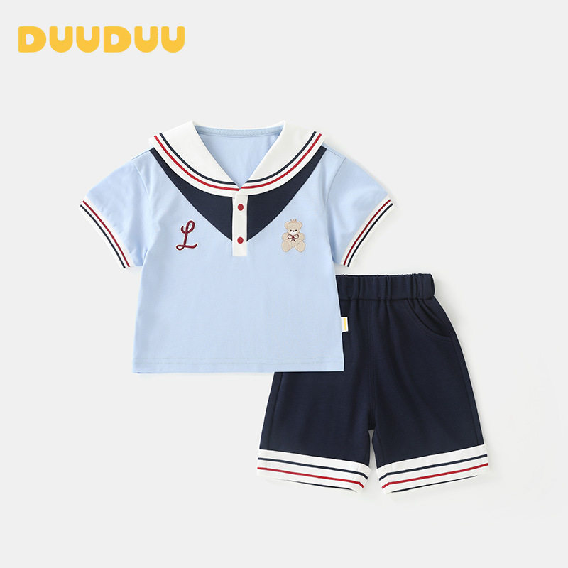DUUDUU海军风2025夏季套装