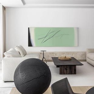 艺术微喷 张涉嫌 版 art 画挂画绿色抽象画 油画 饰画 crisis 装