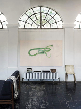 crisis art 50装饰画挂画张涉嫌 绿蛇客厅餐厅卧室绿色