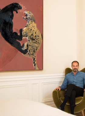 CRISISART | NO.26 油画 艺术微喷 装饰画 张涉嫌 豹子