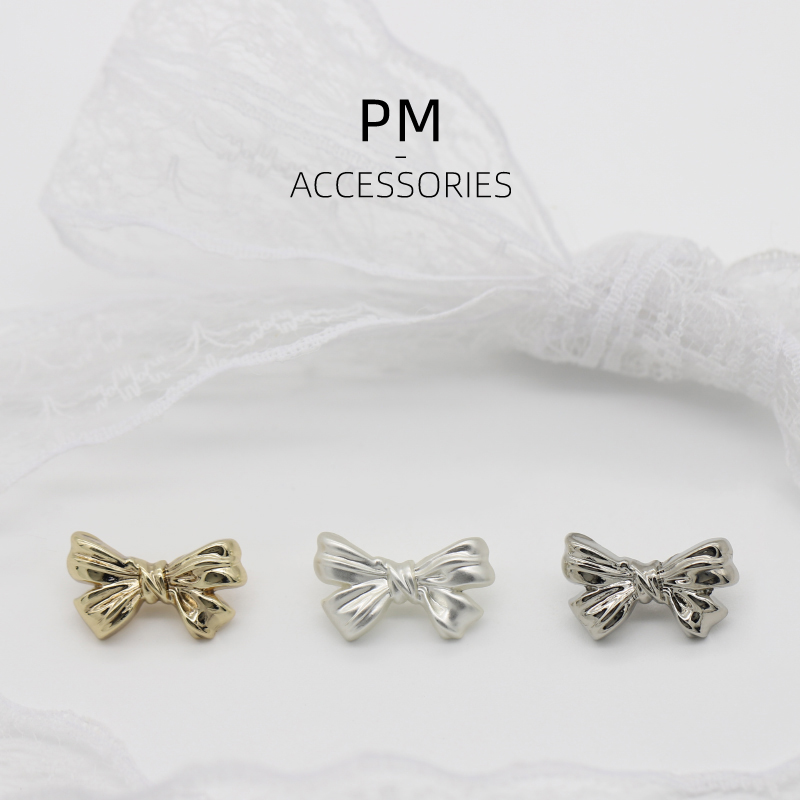 小香风蝴蝶结金属纽扣女针织上衣连衣裙西装外套装饰扣子15-21mm