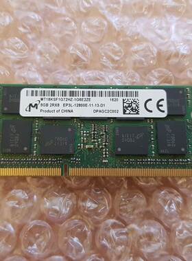 镁光MT18KSF1G72HZ-1G6E2ZE 8G 2Rx8 EP3L-12800E ECC SODIMM内存