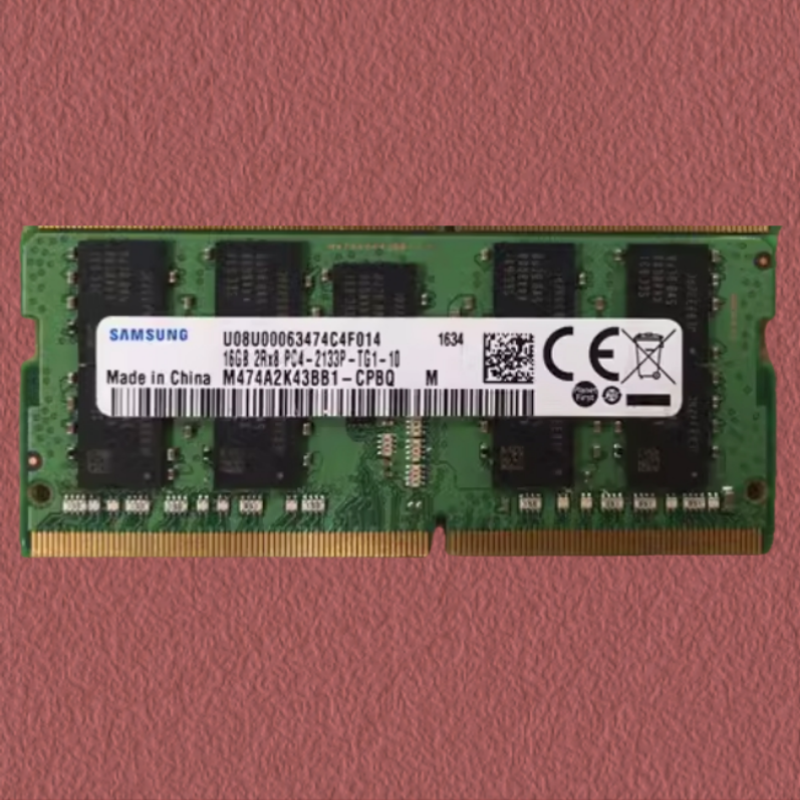 三星16G 2RX8 PC4-2133P-TG1-10 纯ECC SODIMM DDR4工作站内存条