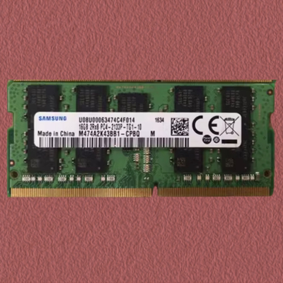 三星16G 2RX8 PC4-2133P-TG1-10 纯ECC SODIMM DDR4工作站内存条