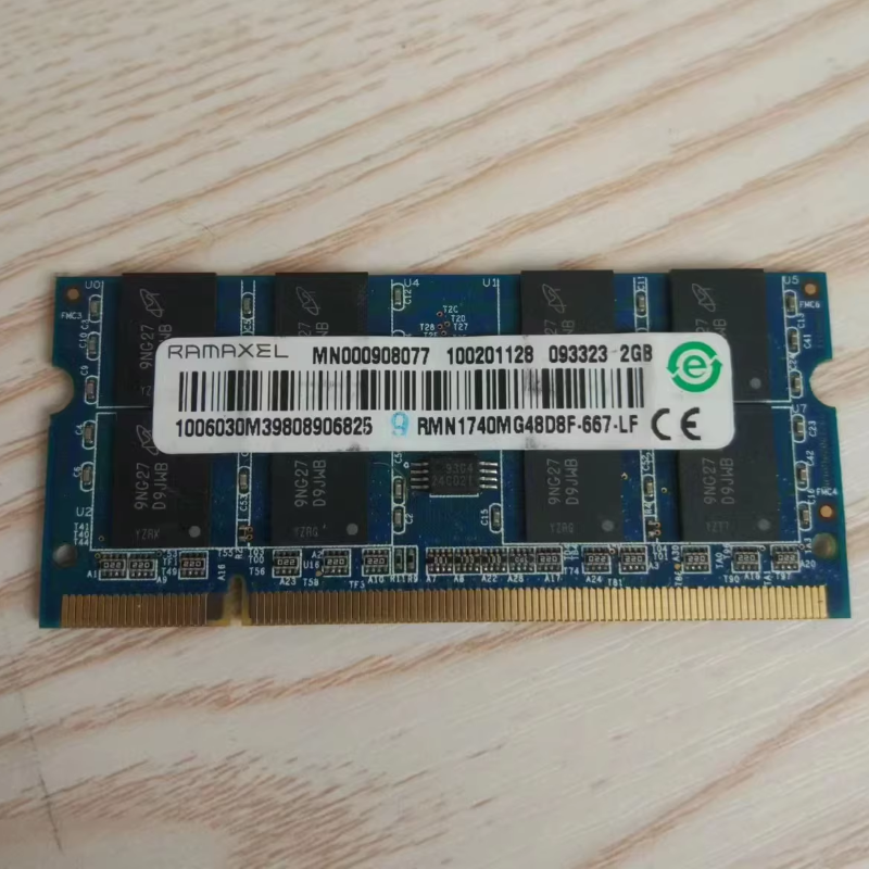 记忆科技2G 2RX8 PC2-5300S-555 DDR2 667MHz 666笔记本电脑内存