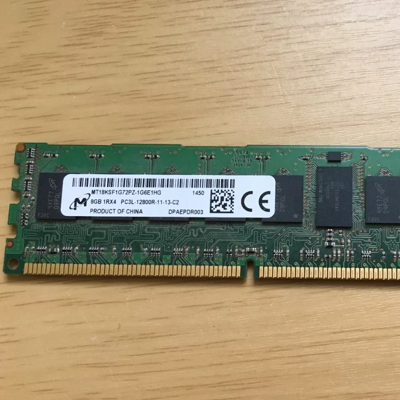 镁光8G 1RX4 PC3L-12800R-11-13-C2 1600 ECC RDIMM服务器内存