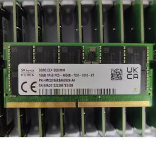 SK海力士16G DDR5 4800 ECC SODIMM HMCG78AEBAA092N笔记本内存条