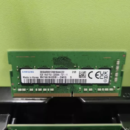 三星8G DDR4 3200MHz ECC SODIMM M474A1K43DB1-CWEQ笔记本内存条