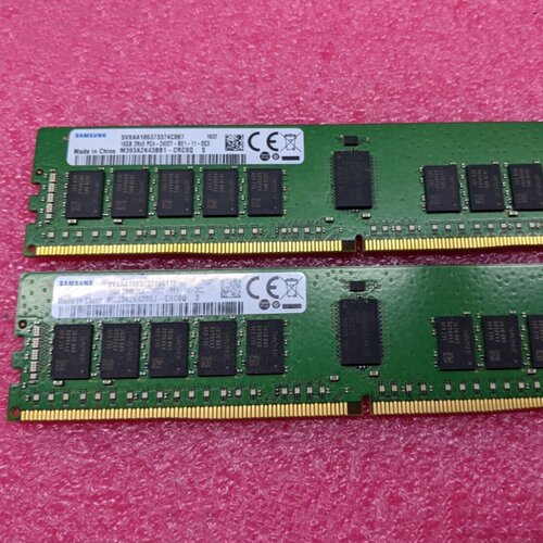 三星16G 2RX8 PC4-2400T-RE1-11/12-MC0/DC0 RDIMM 服务器内存条