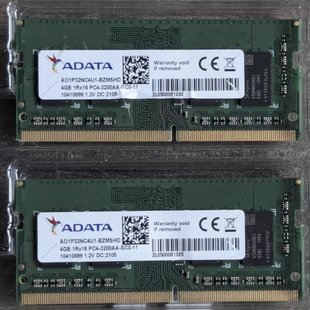PC4 1Rx16 3200AA SC0 DDR4笔记本内存条 威刚AO1P32NC4U1
