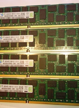 三星8G 2RX4 PC3-10600R 1333 ECC服务器内存M393B1K70DH0-CH9/Q9
