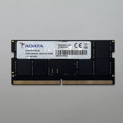 威刚AD5S480016G-S 16GB DDR5 4800(40) 16GX8 SO-DIMM笔记本内存