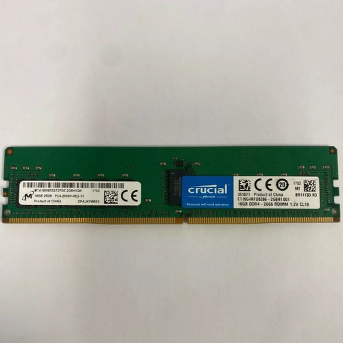 镁光16G 2RX8 2666 ECC REG MTA18ASF2G72PDZ-2G6H1服务器内存条