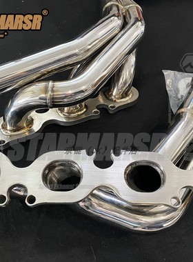 SRARMARSR适用奔驰C63AMGW204改装排气歧管芭蕉头段直通煮水声浪