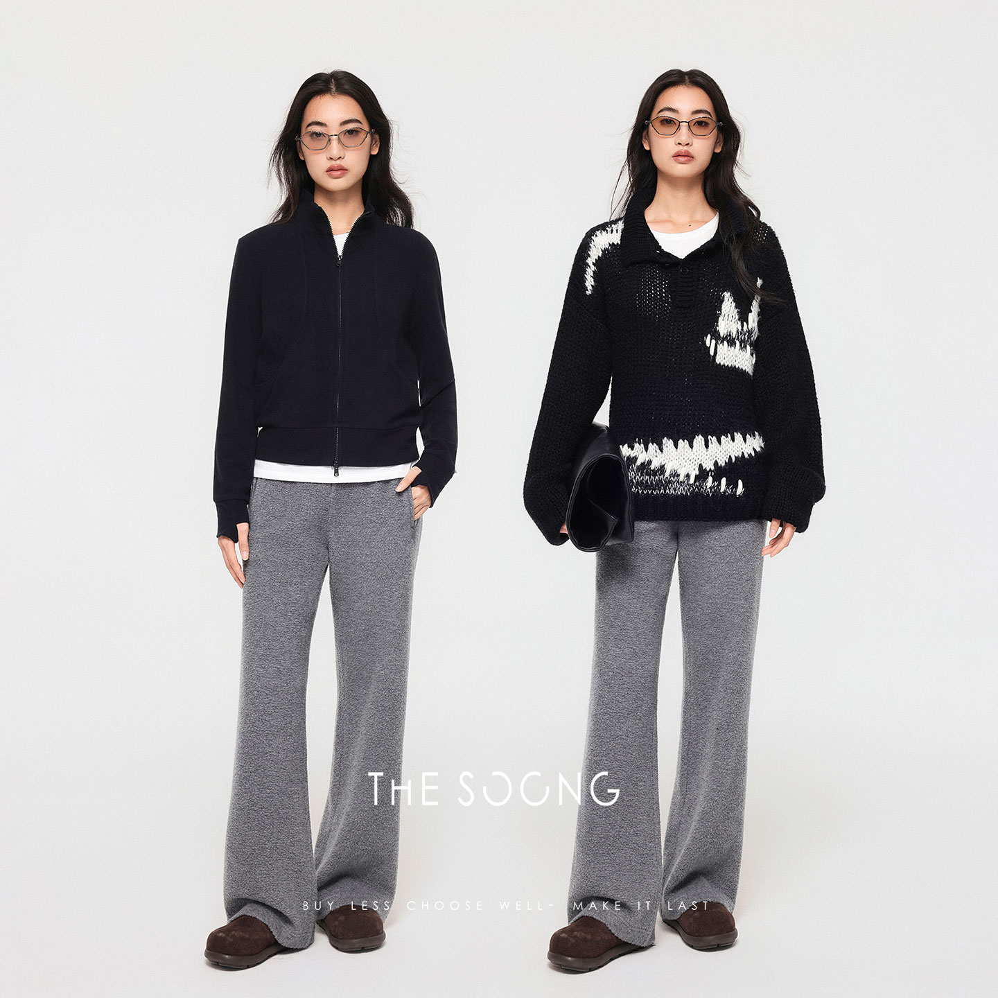 THESOONG/澳洲羊毛颗粒绒卫裤