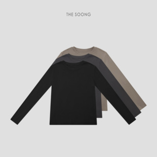 蚕丝羊毛六合一长袖 裸肤肌理 上衣8184 26s早春新品 THESOONG