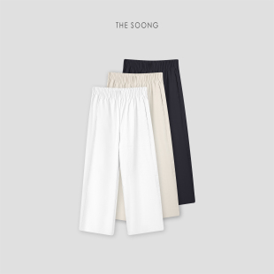 8845 超轻盈凉感轻户外松紧腰直筒防晒休闲裤 THESOONG 极简防晒裤