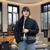 THESOONG 云端级95三星白鹅绒 定制高密平纹锁温绒面羽绒服女8441