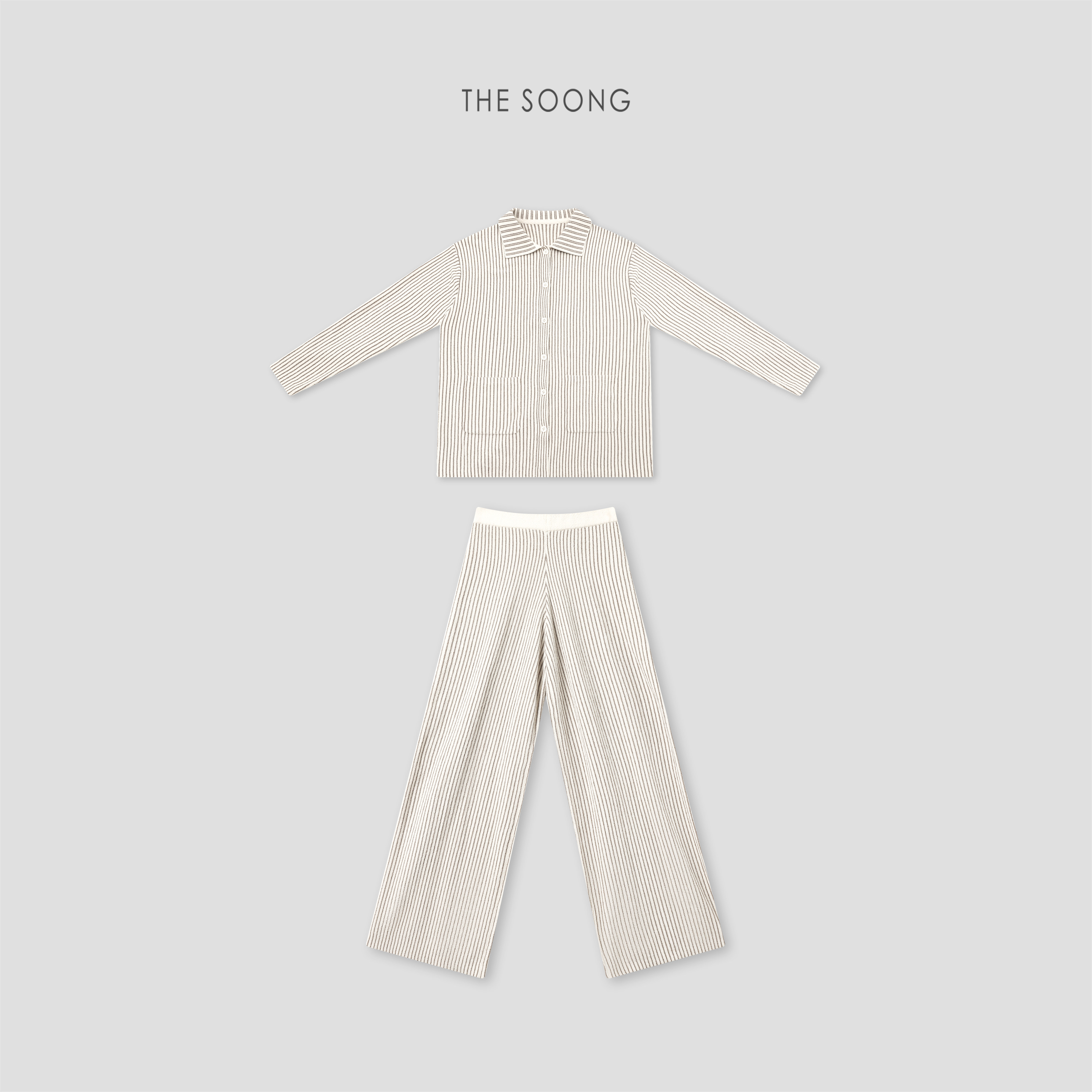 THESOONG/极简条纹 复古小尼绒双色纱条纹居家睡衣套装8114/8116,女装/女士精品,时尚套装,淘宝优惠券,粉丝福利购,淘宝优惠卷