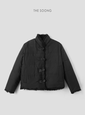 THESOONG/云端级95三星白鹅绒 定制高密平纹锁温绒面羽绒服女8441