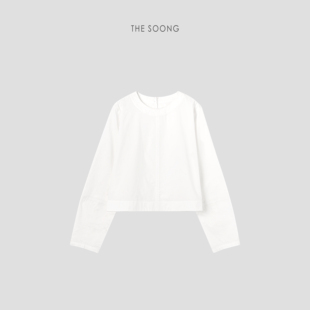 6525 100%棉高支高密整衣立裁线条感衬衫 THESOONG 原初织感