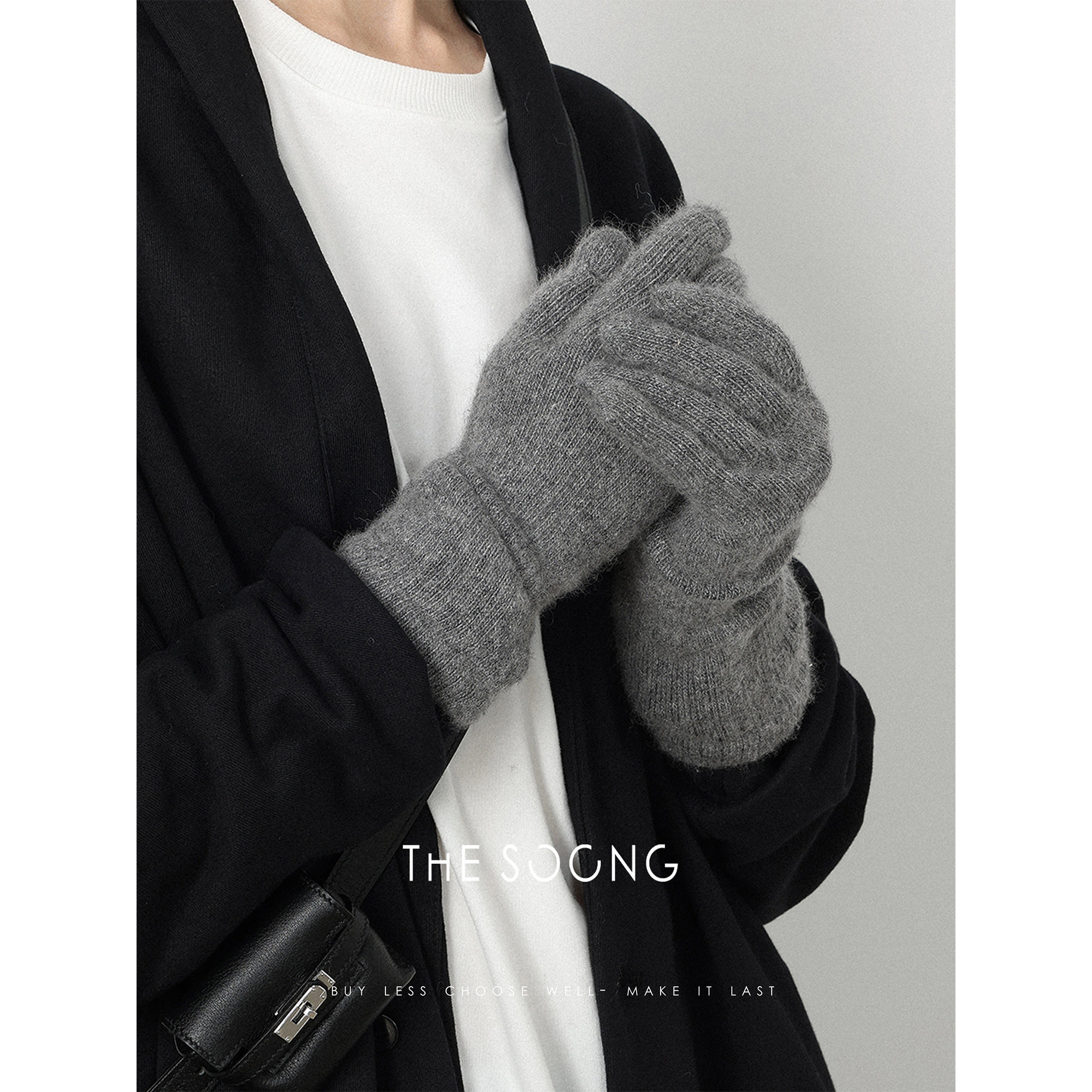 THESOONG/浣熊绒羊毛混纺无缝一体加绒保暖简约百搭手套女冬季,服饰配件/皮带/帽子/围巾,手套,淘宝优惠券,粉丝福利购,淘宝优惠卷