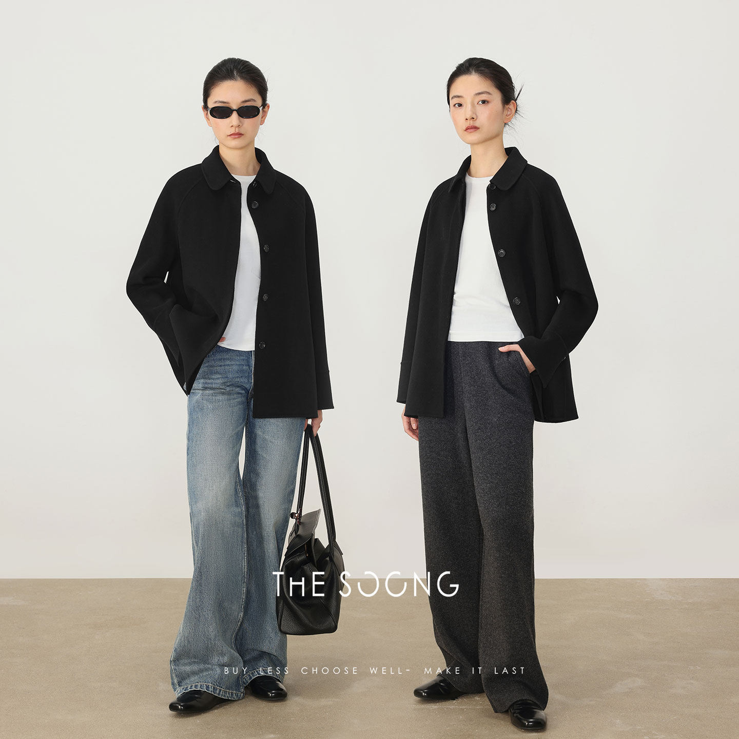 THESOONG/100支羊绒羊毛毛呢外套女翻领单排扣小个子8586,女装/女士精品,毛呢外套,淘宝优惠券,粉丝福利购,淘宝优惠卷